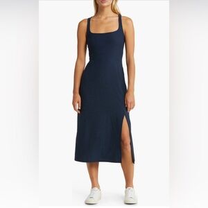 NWT Beyond Yoga Featherweight Getaway Slip Dress Nocturnal Navy Small